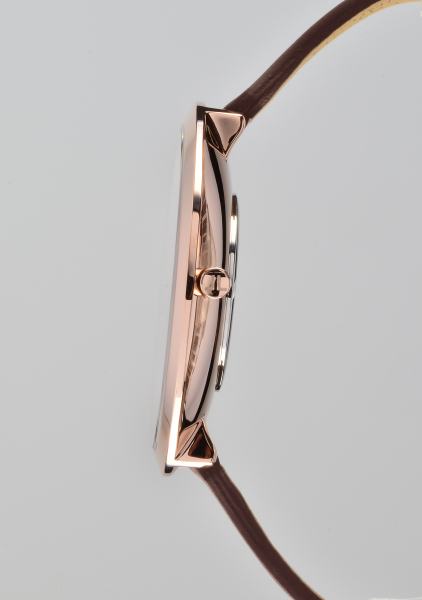 Jacques Lemans La Passion LP-115C Damen Uhr Edelstahl Leder Quarz 5Bar